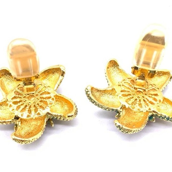 Stunning Barrera Sea Star Clip-on Earrings. Iconic. Excellent vintage condition - Picture 4 of 5